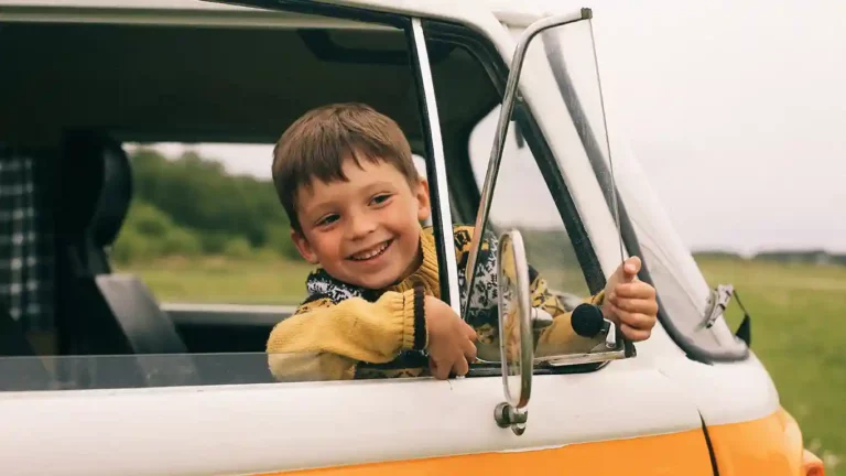 Child Custody Lawyer Child In Mini Bus